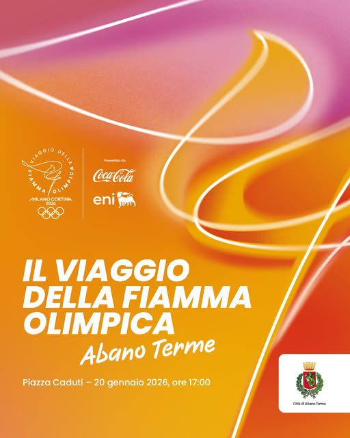 La Fiamma Olimpica illumina Abano Terme! 🔥